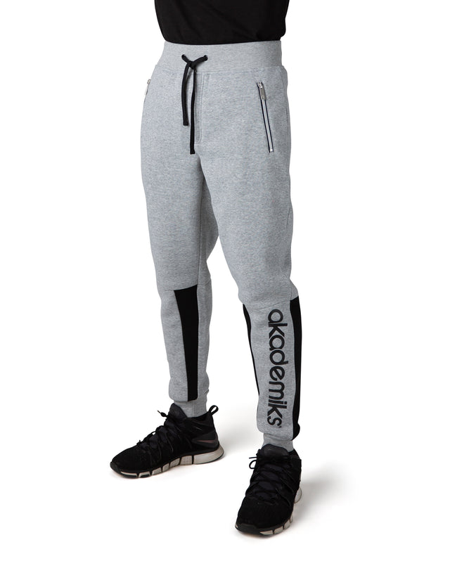 Bound Double Zipper Sweat Pant